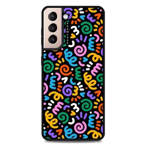 AKAM AMC-WSGS21P-DOODLE13 Cover For Samsung Galaxy S21 Plus