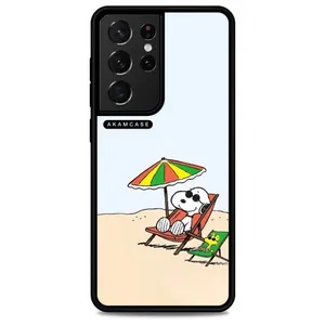 AKAM AMCWSGS21U-SNOOPY5 Cover For Samsung Galaxy S21 Ultra