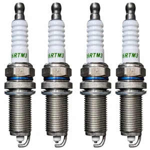 شمع خودرو جی آی اس پی مدل K6RTM3 پایه بلند مناسب برای پژو پارس TU5 ، پژو ۴۰۵ SLX بسته ۴ عددی