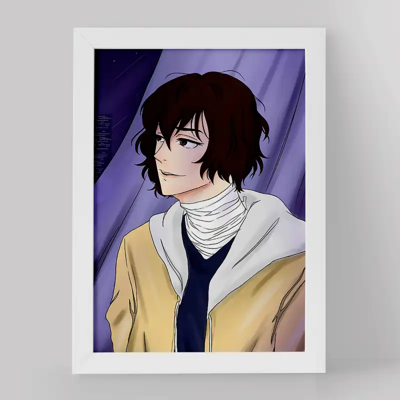 تابلو خندالو مدل دازای انیمه سگ های ولگرد بانگو کد 15675