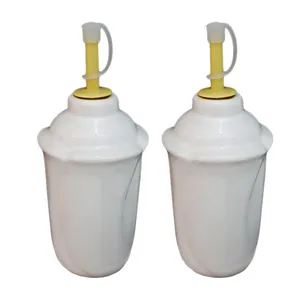 ظرف آبلیمو و روغن مدل لاله کد 45 مجموعه دو عددی