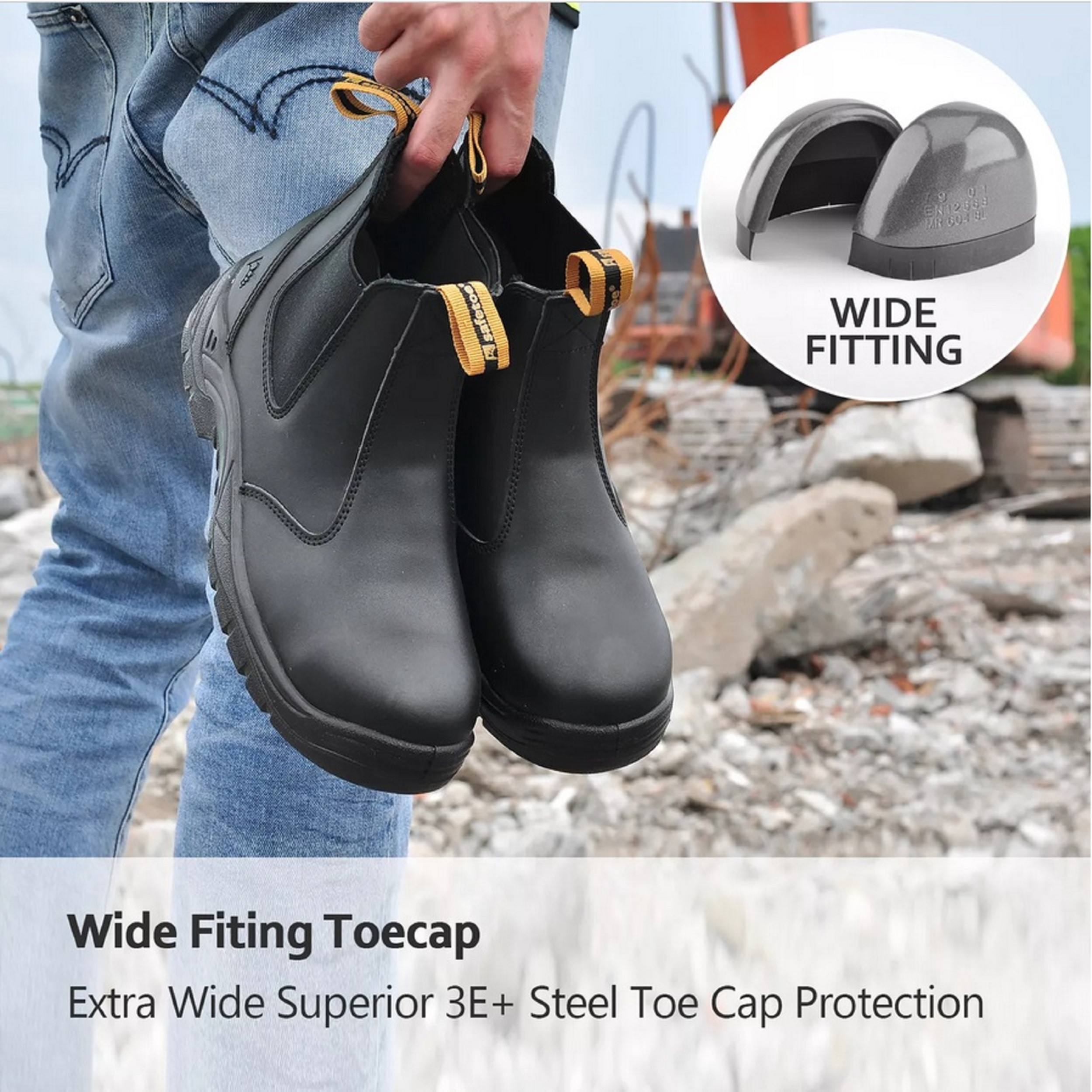 کفش ایمنی سیف تو مدل آنتی استاتیک ضدآب کد 8025 SLIP