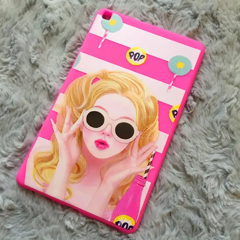 کاور طرح لیدی کد TB130 مناسب برای تبلت سامسونگ Galaxy Tab A 8.0 2019 T290 / T295