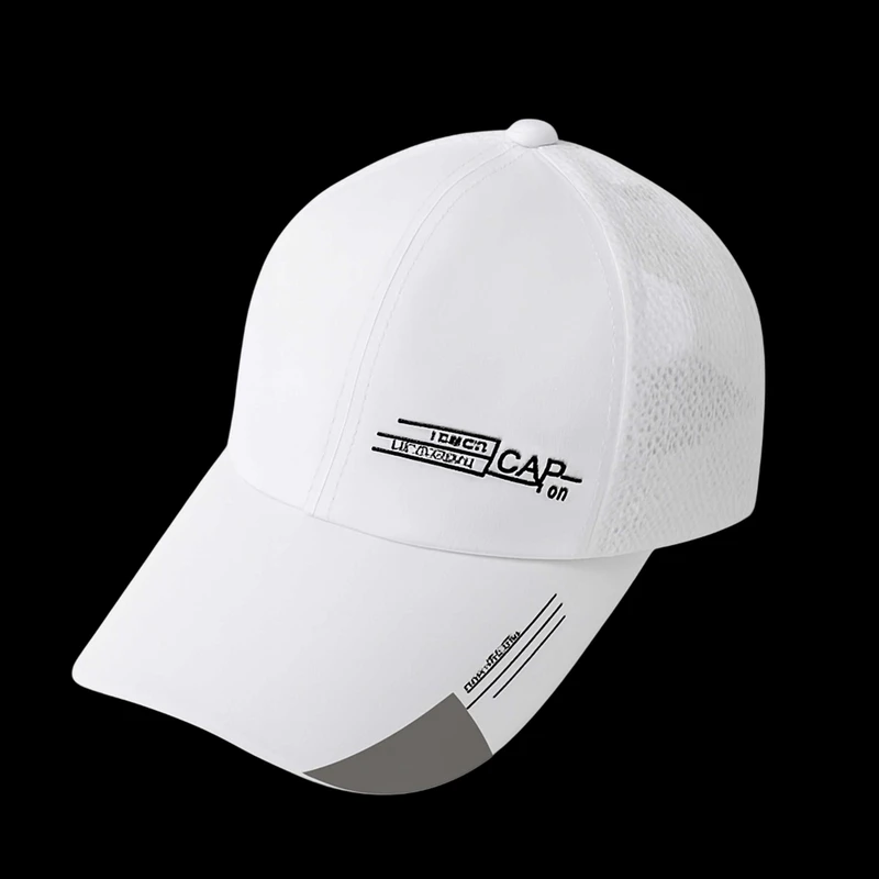 کلاه کپ مدل کتان طرح پشت توری