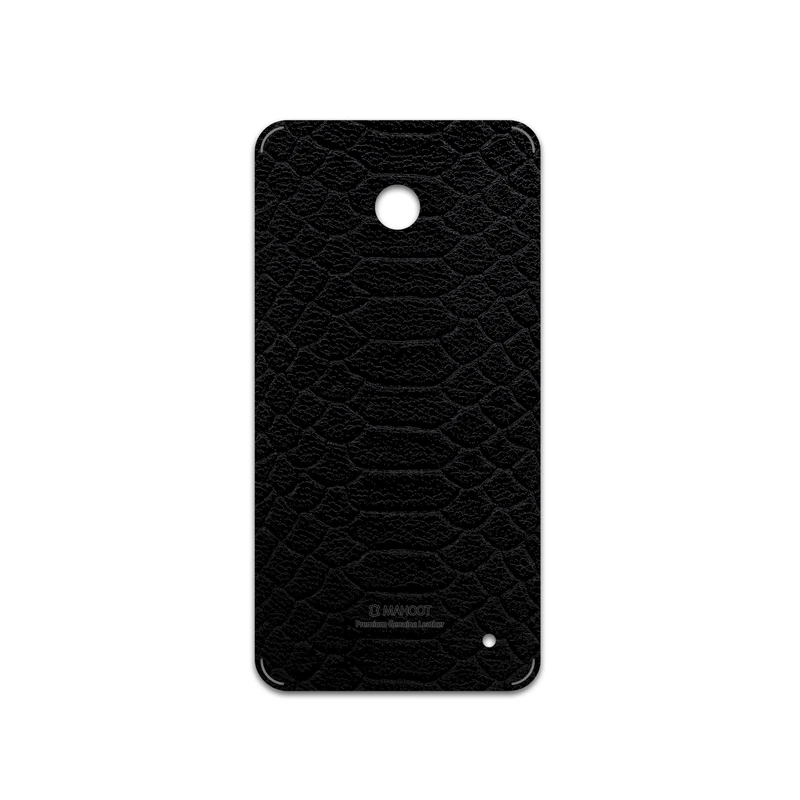 برچسب پوششی ماهوت مدل Black-Snake-Leather مناسب برای گوشی موبایل نوکیا Lumia 630
