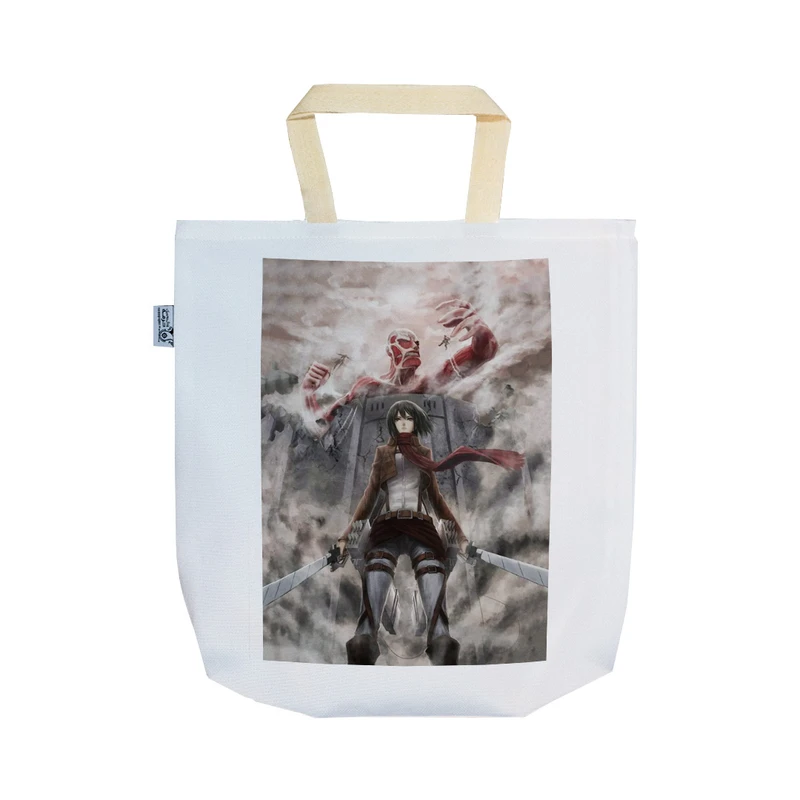 ساک خرید ترمه طراحان ایده طرح اَتک آن تایتان Attack on Titan کد strm0372 - SS