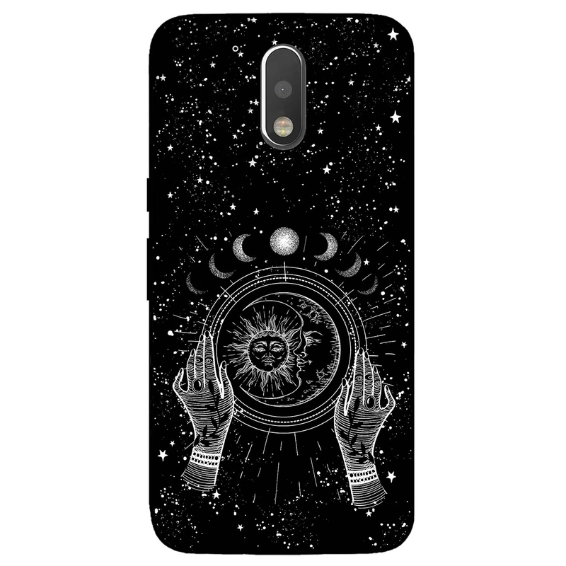 کاور مگافون طرح ماه و خورشید مدل 1892 مناسب برای گوشی موبایل موتورولا Moto G4