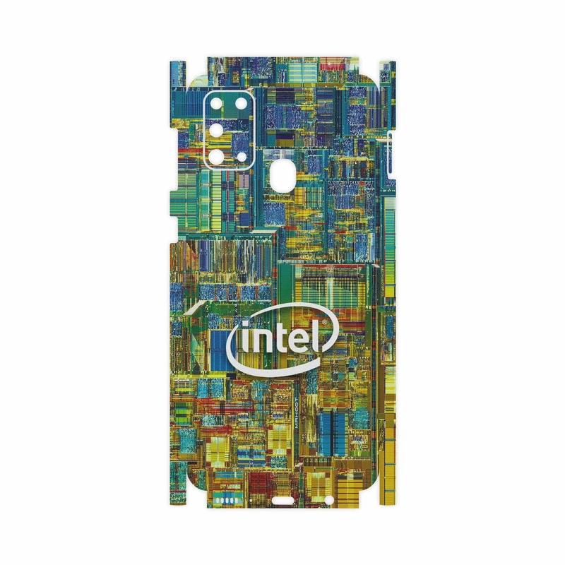 برچسب پوششی ماهوت مدل Intel Brand-FullSkin مناسب برای گوشی موبایل سامسونگ Galaxy M31