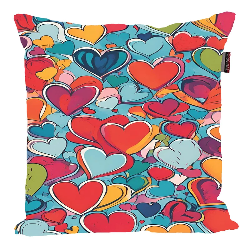 کوسن پاد آفرین مدل فانتزی قلب کد p154