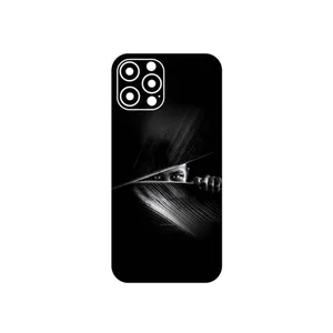 MAHOOT Black Portrait Cover Sticker for Apple iPhone 12 Pro Max