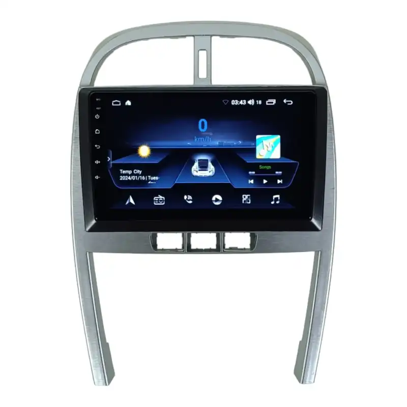 پخش کننده تصویری خودرو مدل اندروید Golden24 مناسب ام وی ام x33 نیو