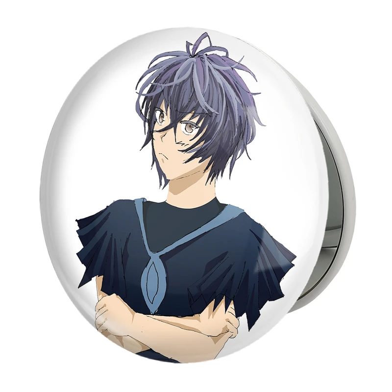 آینه جیبی خندالو طرح ساتومی انیمه گلوله سیاه مدل تاشو کد 35827