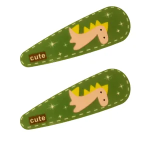 گیره مو دخترانه مدل اژدها کیوت بسته 2 عددی