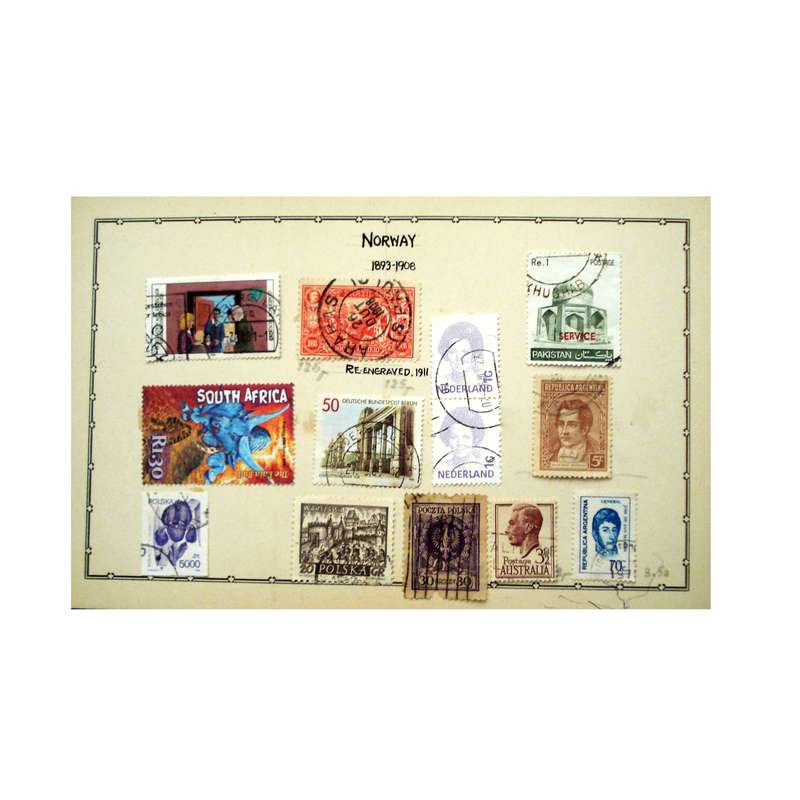 تمبر یادگاری مدل تاریخی کد DS1968 مجموعه 11 عددی