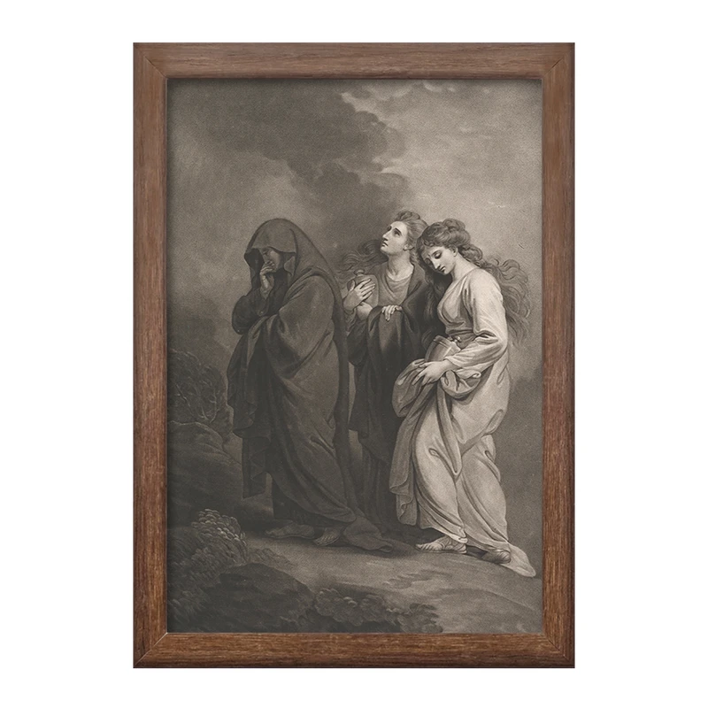 تابلو خندالو طرح نقاشی سه مریم به گور می روند اثر بنجامین وست کد F12410