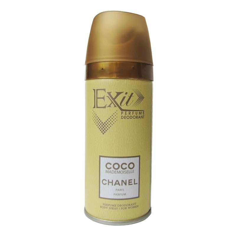 اسپری بدن زنانه اگزیت مدل COCO CHANEL حجم 150 میلی لیتر اسپری بدن زنانه اگزیت مدل COCO CHANEL حجم 150 میلی لیتر