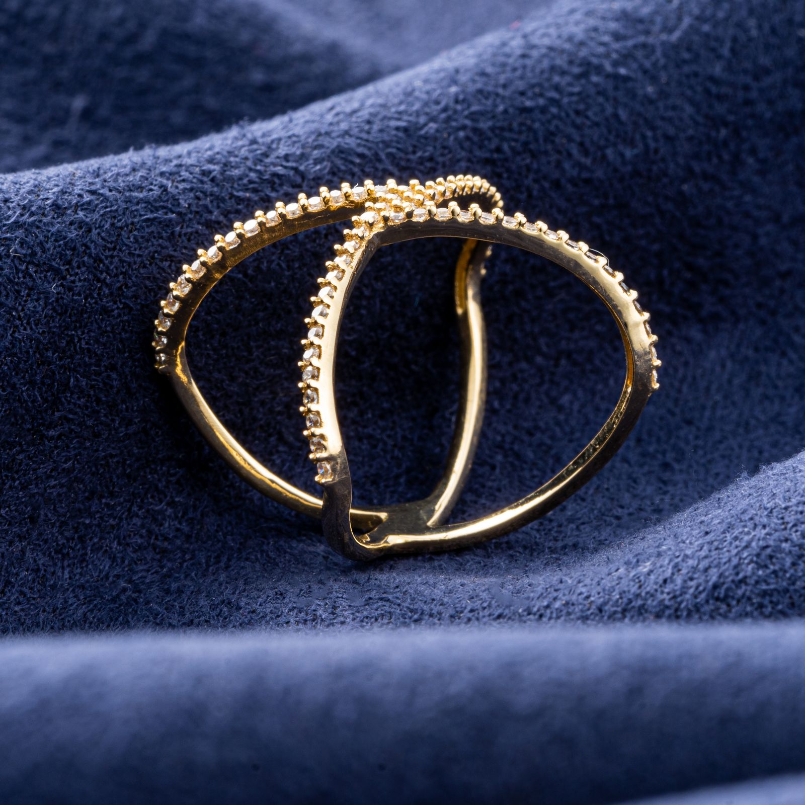 انگشتر طلا 18 عیار زنانه جواهری سون مدل 2722 -  - 3