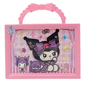 بازی آموزشی باکیدز مدل نقاشی الماسی قاب دار دسته دار طرح کرومی و هدفون