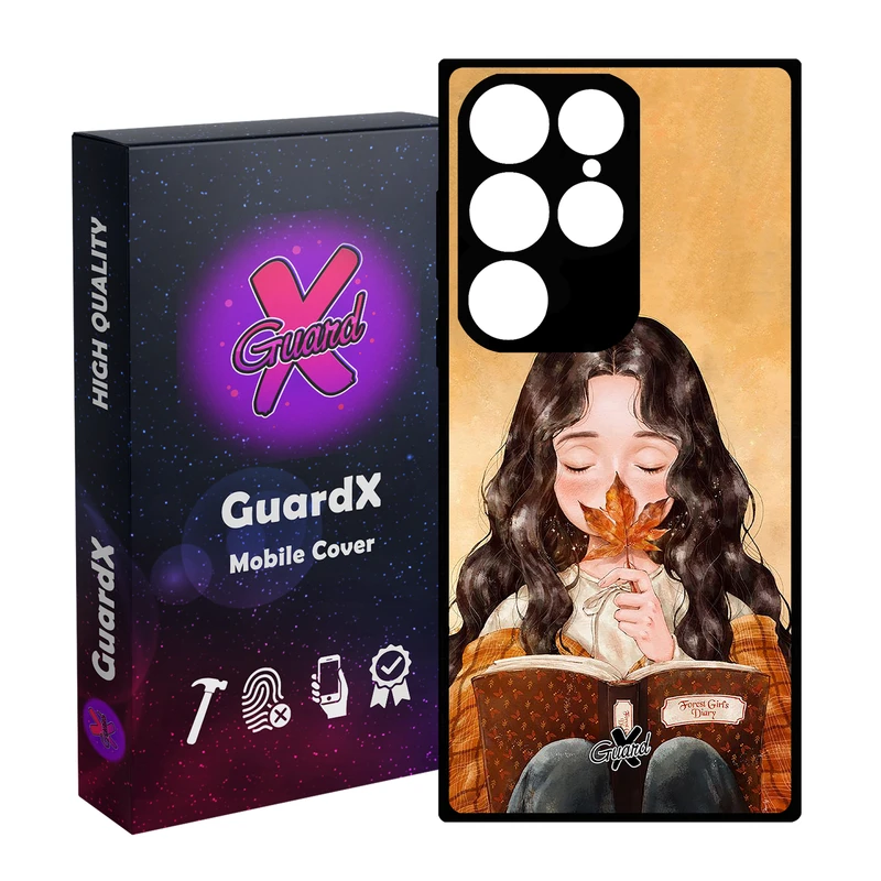 کاور گارد ایکس طرح Girl مدل Glass10223 مناسب برای گوشی موبایل سامسونگ Galaxy S24 Ultra