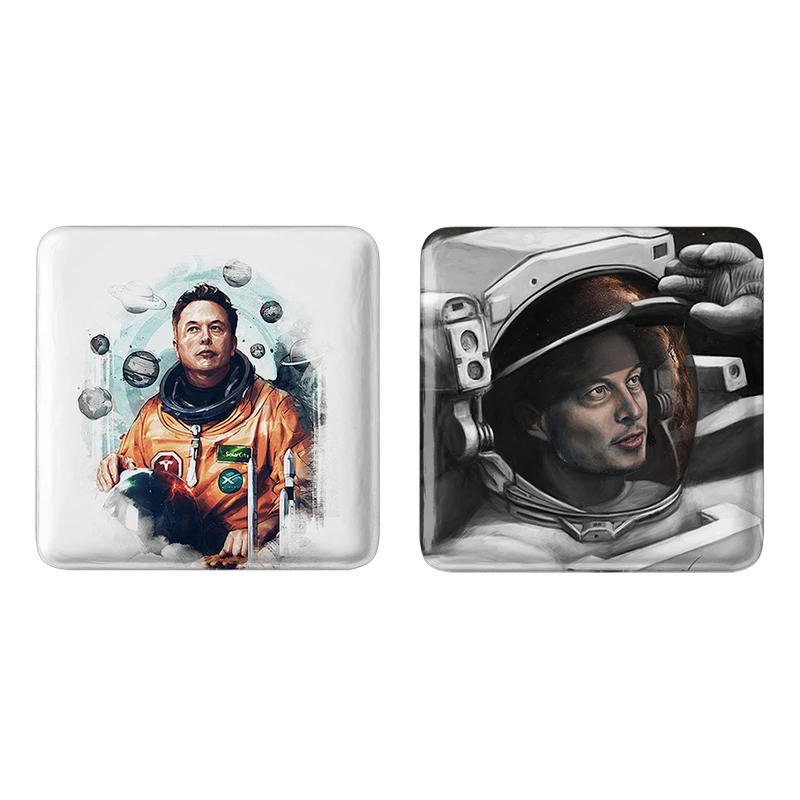 مگنت خندالو طرح ایلان ماسک Elon Musk کد 1091610923 مجموعه 2 عددی