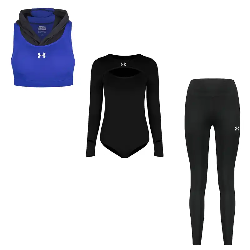 ست 3 تکه لباس ورزشی زنانه مدل k1801-4104-100