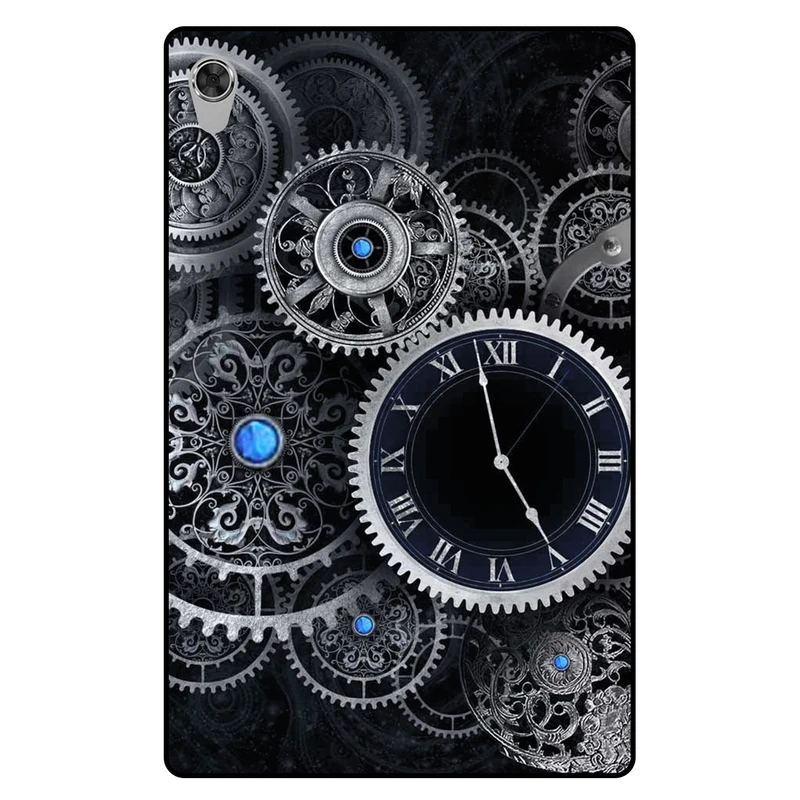 کاور مگافون طرح ساعت مدل 7741 مناسب برای تبلت لنوو Tab M10 HD Gen 2