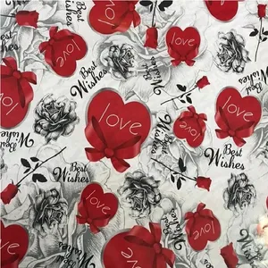 کاغذ کادو طرح قلب کد MO101 بسته 5 عددی