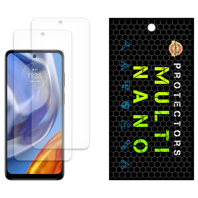 محافظ صفحه نمایش مات مولتی نانو مدل X-S2M مناسب برای گوشی موبایل موتورولا Moto E32s بسته دو عددی