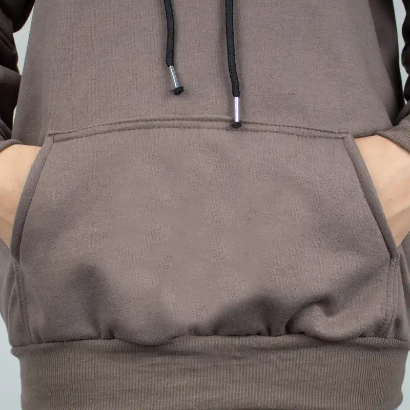 هودی زنانه مدل هیچ رنگ شکلاتی