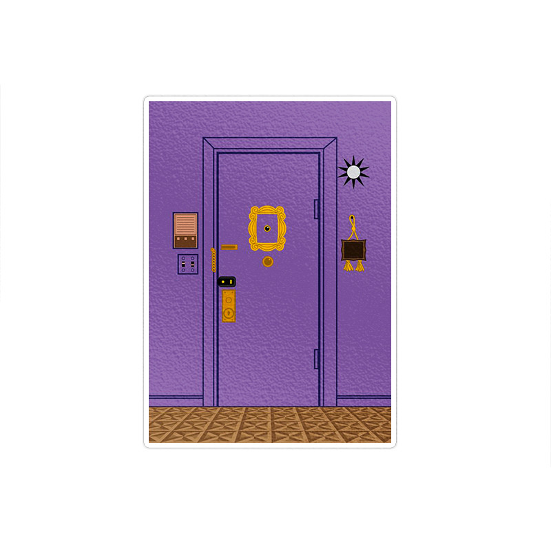 استیکر تزئینی موبایل و تبلت ماسا دیزاین مدل stkv019 طرح friends