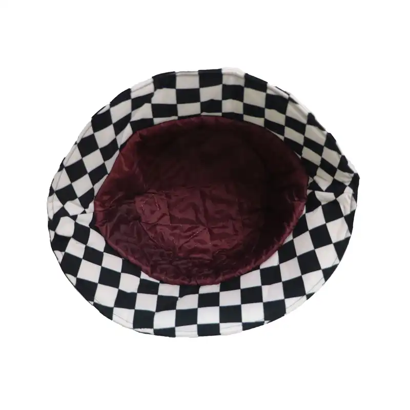کلاه باکت زنانه مدل  شطرنجی کد 15