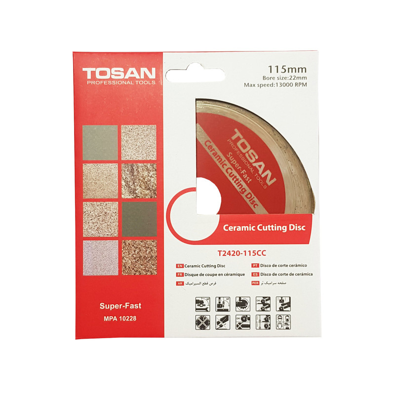 صفحه سنگ سرامیک بر توسن مدل T2420-115CC