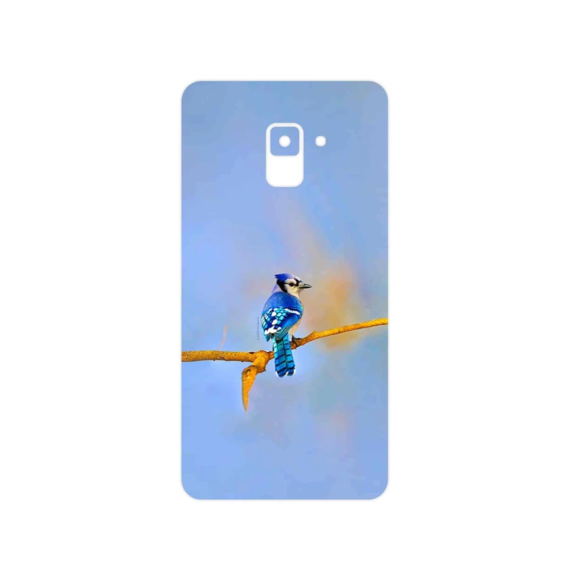 برچسب پوششی ماهوت مدل Cyanocitta cristata مناسب برای گوشی موبایل سامسونگ Galaxy A8 Plus 2018