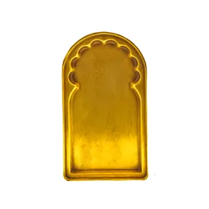 سینی برنجی مدل ساده کد 3123