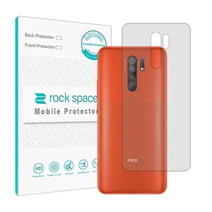 Transparent Rockspace HyGEL phone back protector suitable for Xiaomi Poco M2 mobile phone