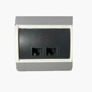 پریز شبکه لگرند مدل کلاب RJ45 DOUBLE SOCKET CAT6 68637 
