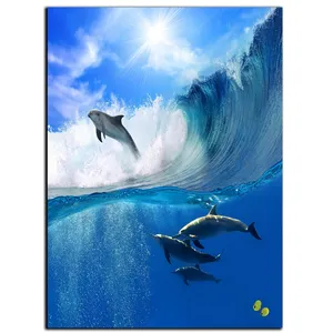 تابلو شاسی بکلیت طرح کوه یخ و دلفین مدلSH-S453