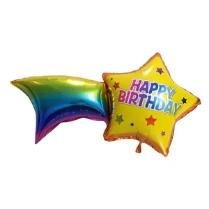 بادکنک فویلی مدل ستاره دنبالدار کد 7