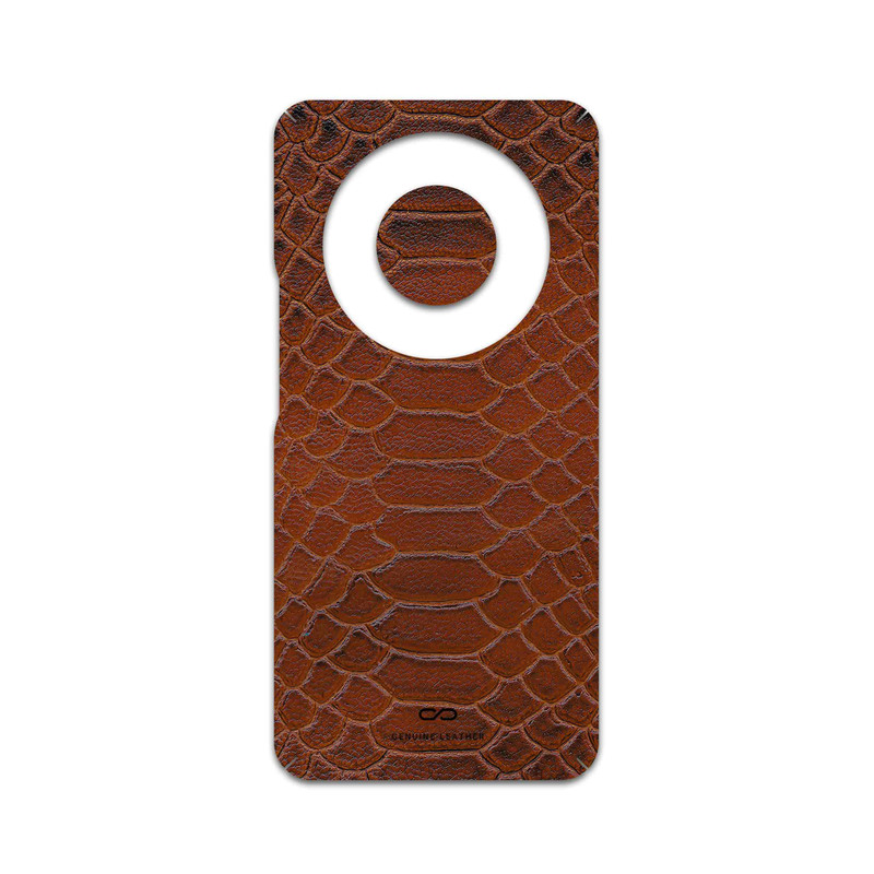 برچسب پوششی ماهوت مدل Brown-Snake-Leather مناسب برای گوشی موبایل آنر X9b