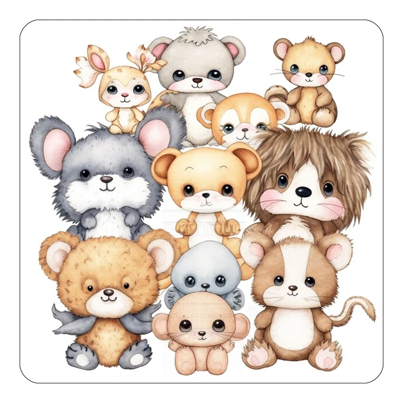 مگنت کاکتی طرح حیوانات کارتونی مدل mp28557