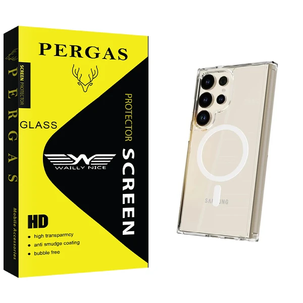 کاور وایلی نایس مدل magesafes Hard Pergas2 مناسب برای گوشی موبایل سامسونگ Galaxy S24 Ultra 5G