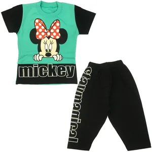 ست تی شرت و شلوارک دخترانه مدل UR89