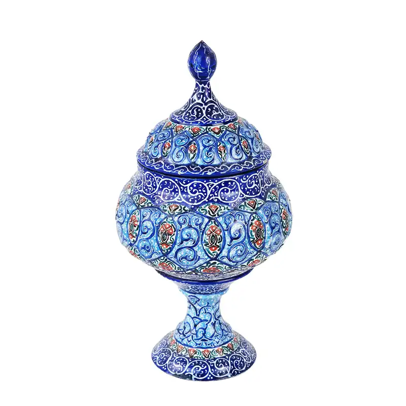 شکلات خوری میناکاری مسی مدل آسمان
