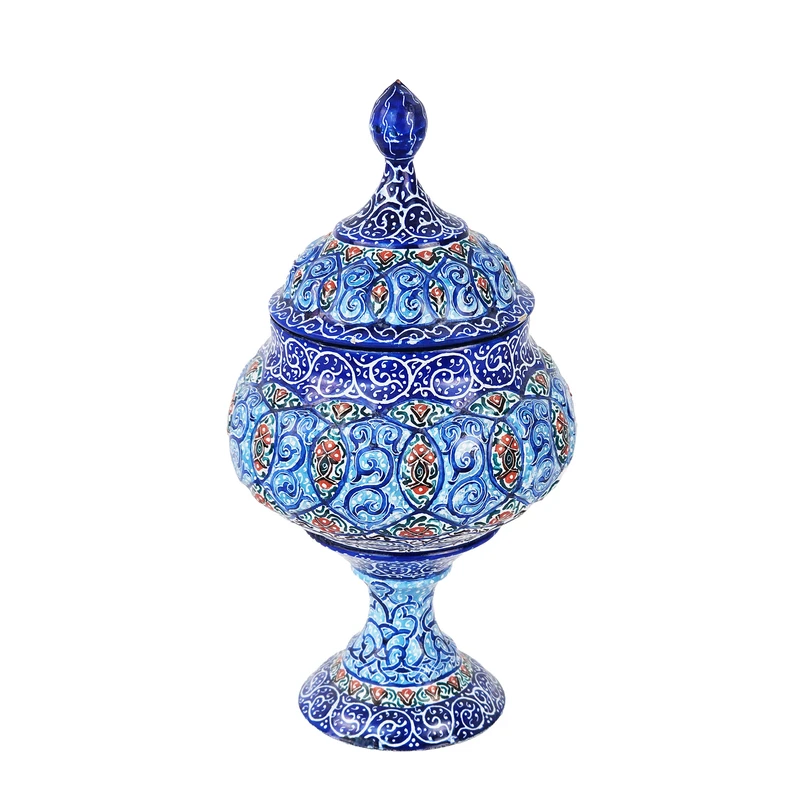 شکلات خوری میناکاری مسی مدل آسمان