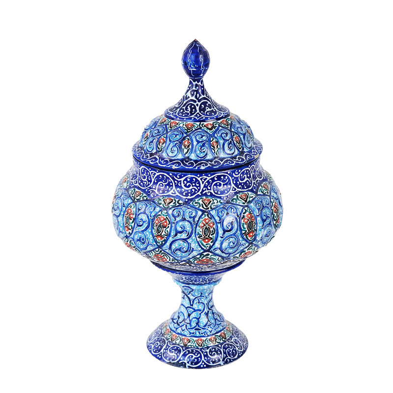 شکلات خوری میناکاری مسی مدل آسمان