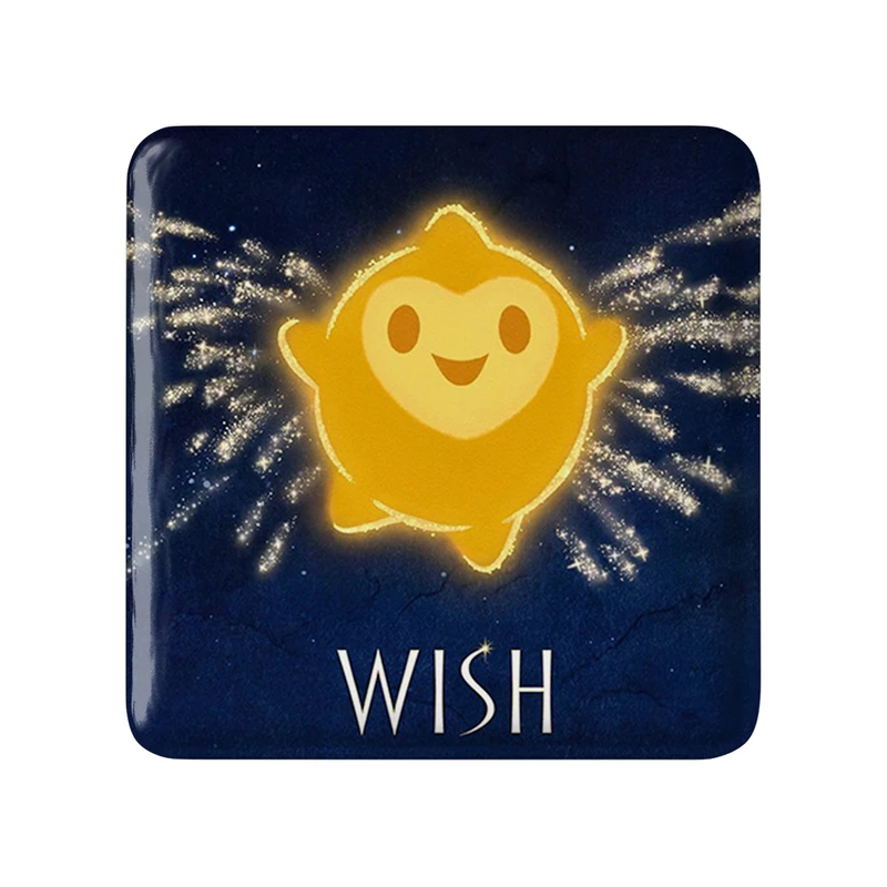 مگنت خندالو طرح آرزو Wish مدل مربعی کد 31183