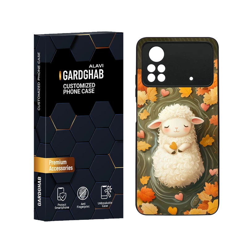 کاور گارد قاب علوی مدل دورژله ای کارتنی و انیمه مناسب برای گوشی موبایل شیائومی Poco X4 Pro