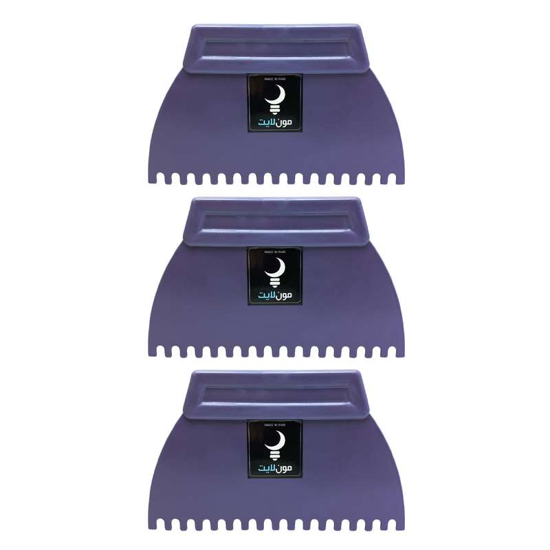 کاردک مون لایت مدل شانه ای مجموعه 3 عددی