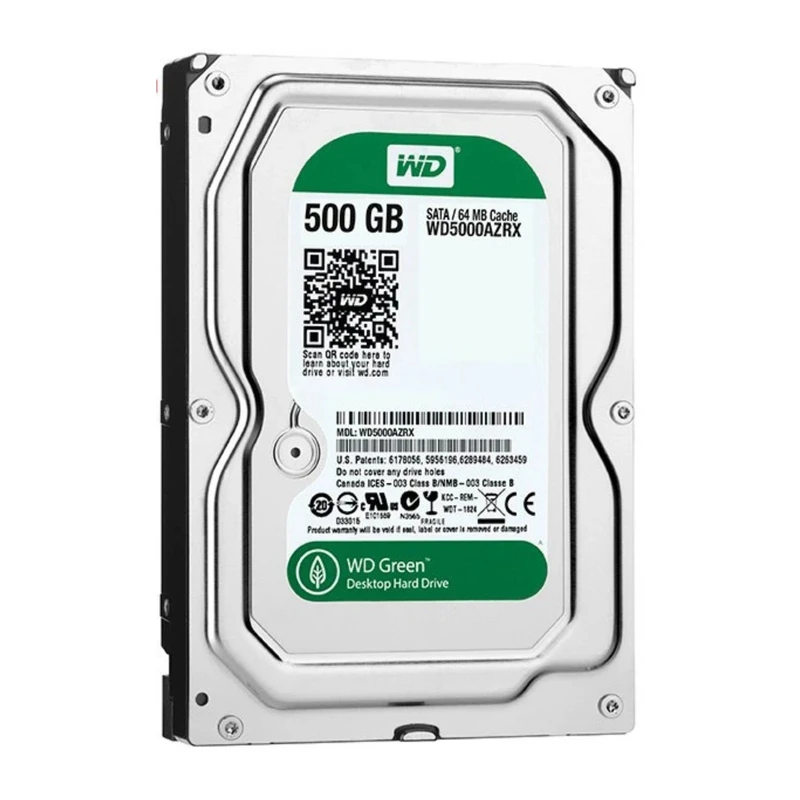 هارد دیسک اینترنال وسترن دیجیتال مدل GREEN WD5000AVDS ظرفیت 500 گیگابایت