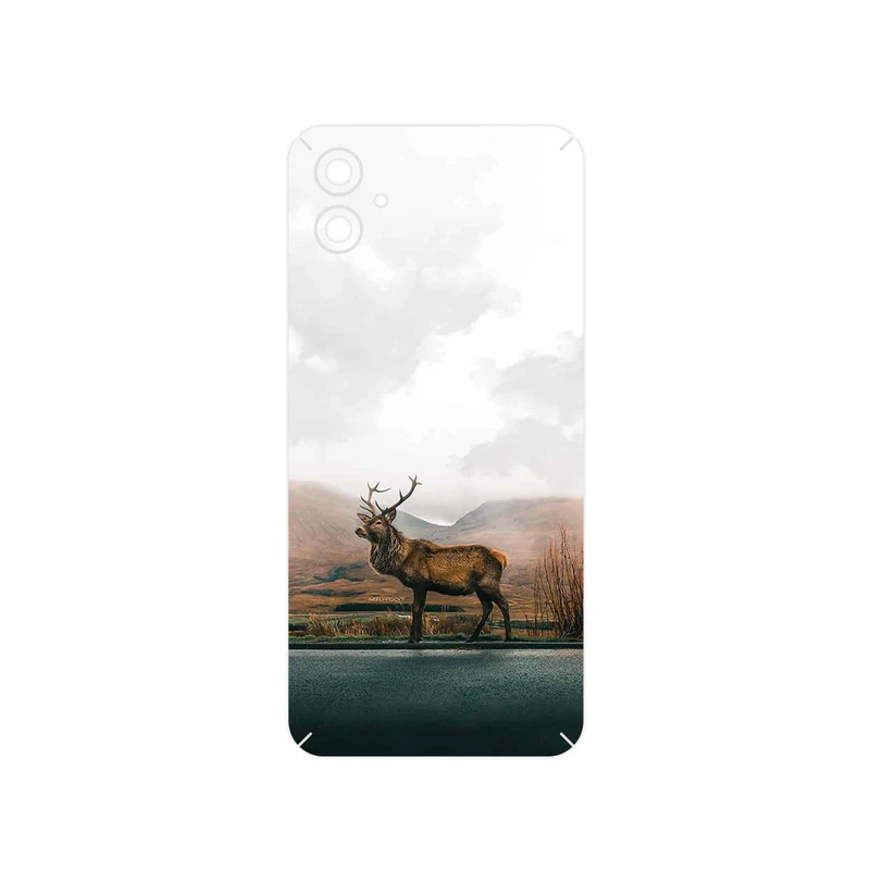 برچسب پوششی ماهوت مدل Horned_Deer مناسب برای گوشی موبایل سامسونگ Galaxy F04